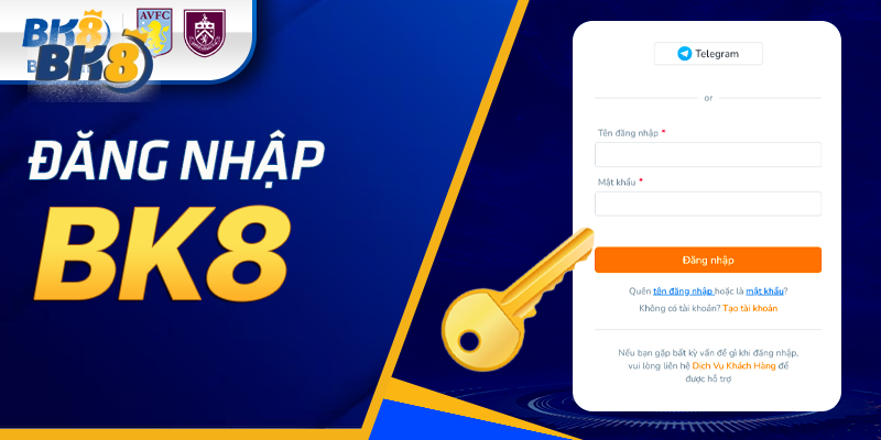 Đăng nhập tài khoản BK8