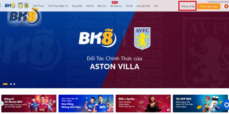 Hướng dẫn nạp tiền BK8 qua QR Pay cho PC và Mobile Đăng nhập vào tài khoản BK8 bằng thông qua link web chuẩn trên PC
